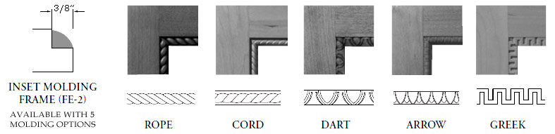 Inset Molding Face Frame Profiles