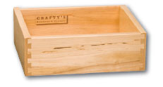 Maple on Dovetail Drawer Box (613)