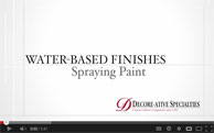 Painting Cabinets with Water-based Finishes (video)