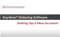 Anytime® Online Account Management - Setting Up a New Account