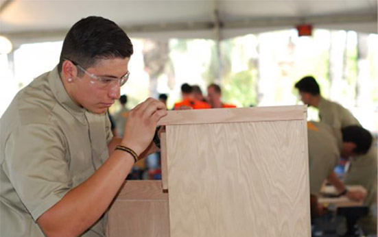 Aspiring Woodworkers Compete at the 2017 SkillsUSA