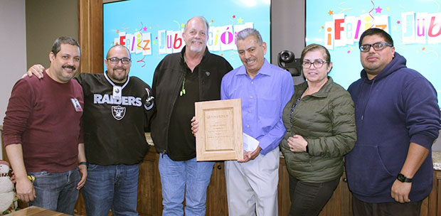 Ladislado Moreno retires after 36 years with Decore.