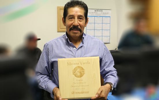 Celebrating Milestones: Moises Varela Retiring After 39 Years!
