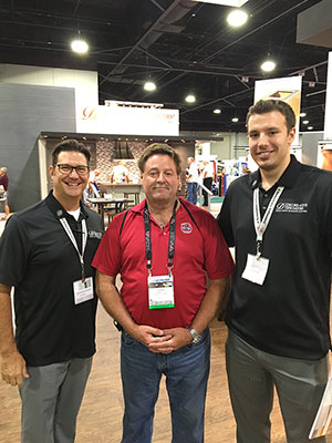 Finally, we are blessed with the opportunity to strengthen relationships and recognize the importance of our amazing customers. Pictured below is Duane Seller (center), Owner of River City Cabinets in Austin, TX. A faithful customer and friend to Decore, Duane is pictured with Scott Snarey, Southwest Regional Sales Manager (left) and Taylor Shugart, Texas Sales Representative (right).