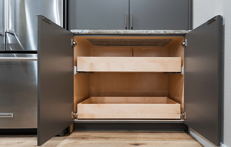 Custom designed Streamline RTA Cabinets elevate any space.