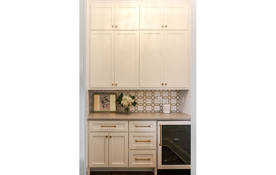White paint and a classic door style create a space that will complement your home for decades.