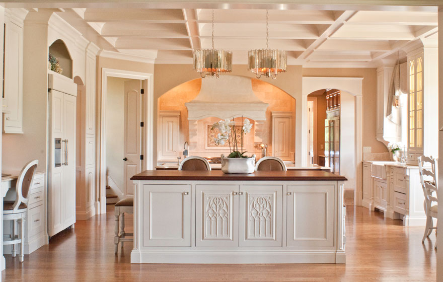 Completely custom at every turn, this show-stopping kitchen gets attention.