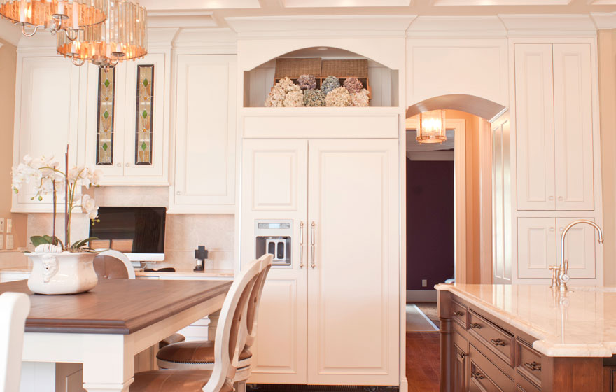 Completely custom at every turn, this show-stopping kitchen gets attention.