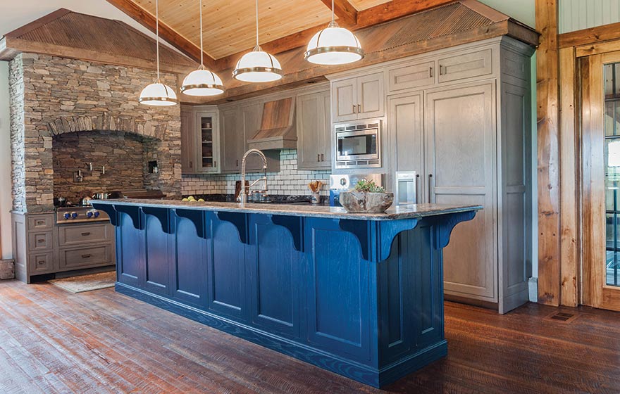 Using Red Oak under a paint or colored stain brings beautiful depth to your color of choice