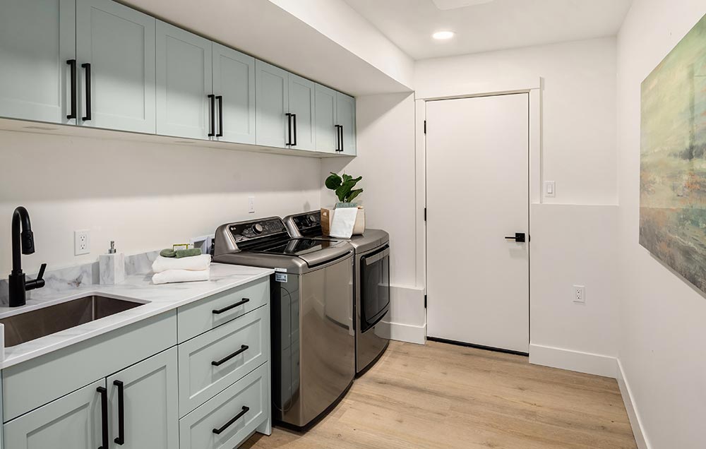 Beach Glass Laundry Room