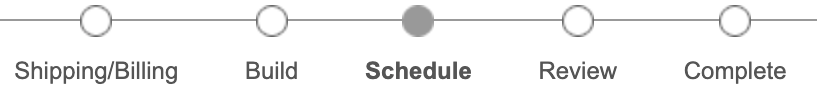 Anytime - Step - Schedule