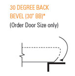 30 Degree Back Bevel (30 BB)