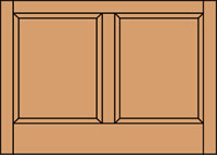 Wainscot - 2 Panel