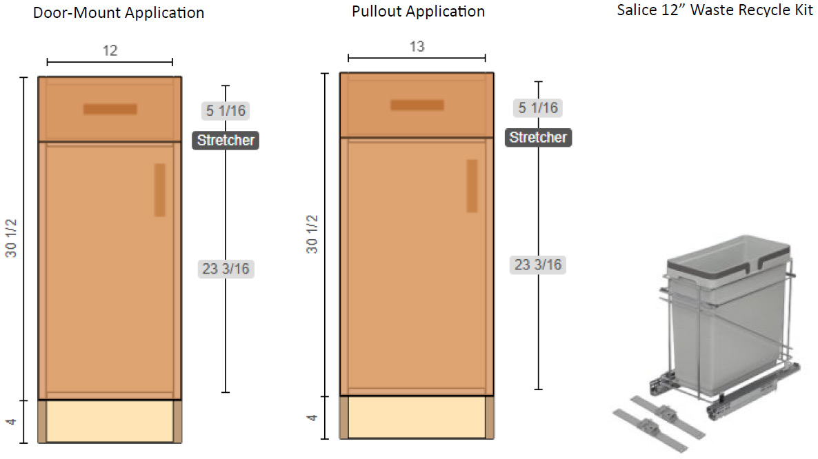 Salice Waste Kit (7504)