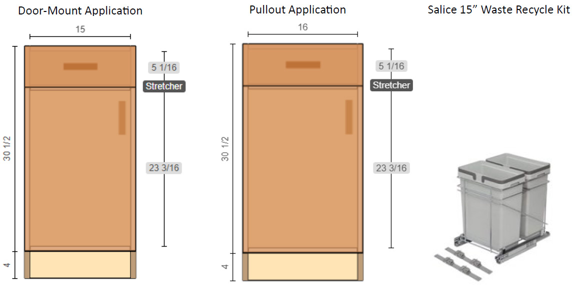 Salice Waste Kit (7505)