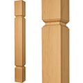 Post Mission D - 3-1/2"W x 35-1/2"H x 3-1/2"D