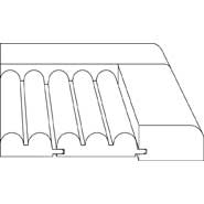 3D profile for Easton 7/8" door.