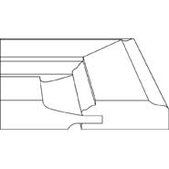 3D profile for Revere Mitered 7/8" door.