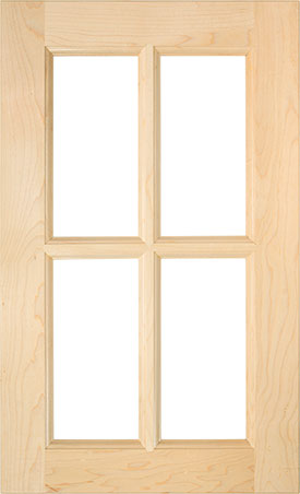 Square 3/4" Recessed French Lite Door