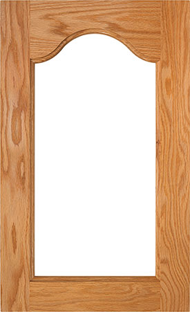 Cathedral Arch 3/4" Recessed Glass Door