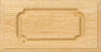 Flat Arch 3/4" Routed Drawer Front