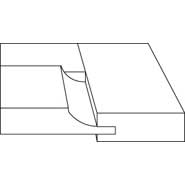 3D profile for Bassano 3/4" door.
