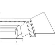 3D profile for Highpointe 3/4" door.