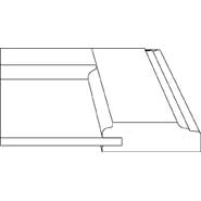 3D profile for Terracina 3/4" door.