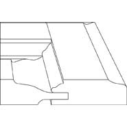 3D profile for Heritage 7/8" door.