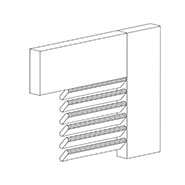 True Louver 3/4"