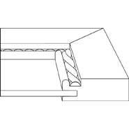 3D profile for Woodhaven 3/4" door.