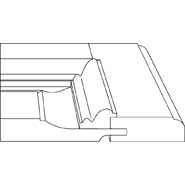 3D profile for Bel Air 3/4" door.