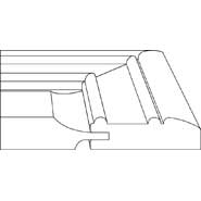 3D profile for Manhattan 7/8" door.