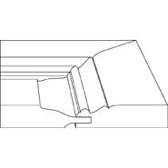 3D profile for Ponderosa 3/4" door.