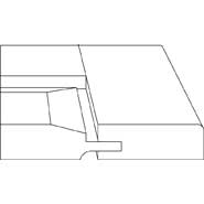 3D profile for Nevada 3/4" door.