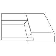 Generic 3D Profile for CDS Recessed Panel Door Style. The look will change based on your chosen profiles. 