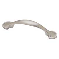 Half Round Pull 76mm Satin Nickel
