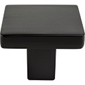 Square Knob Black