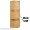 Right Shelves - 9" W x 11-1/4" H (2" Radius)