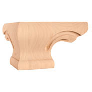 Square Pedestal Foot Corner